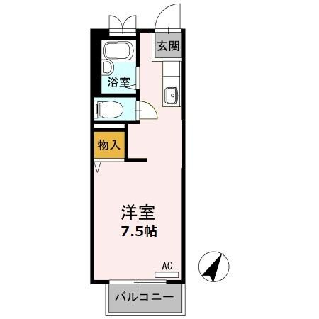 東尾道駅 徒歩12分 2階の物件間取画像