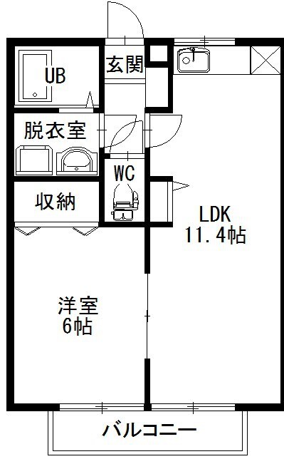 フリージアの物件間取画像