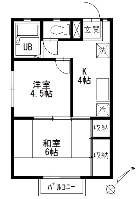 備後本庄駅 徒歩3分 2階の物件間取画像