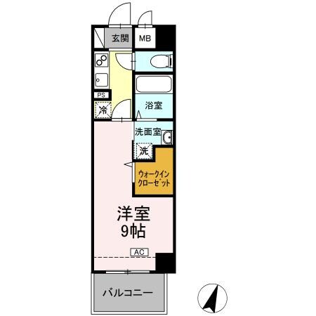 セレーノ福山駅前の物件間取画像