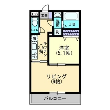 福山駅 徒歩10分 2階の物件間取画像