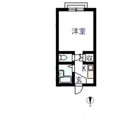 クリーンビュー松永の物件間取画像