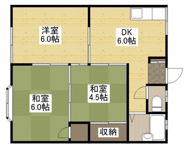 大門駅 徒歩10分 1階の物件間取画像