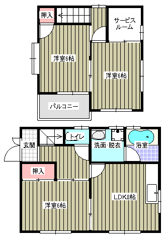 大門駅 徒歩24分 1-2階の物件間取画像