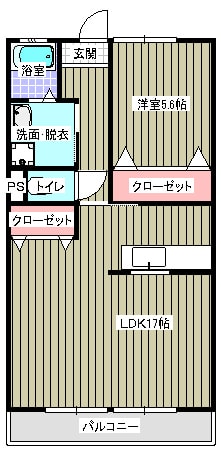 エトワール湯野の物件間取画像