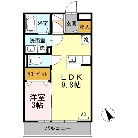 福山駅 徒歩31分 2階の物件間取画像