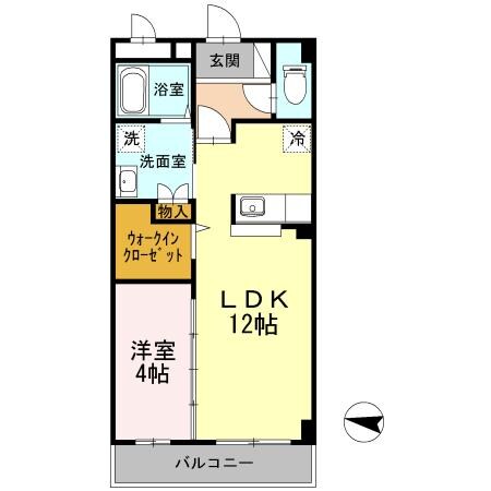 東福山駅 徒歩24分 3階の物件間取画像