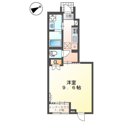 東福山駅 徒歩54分 1階の物件間取画像