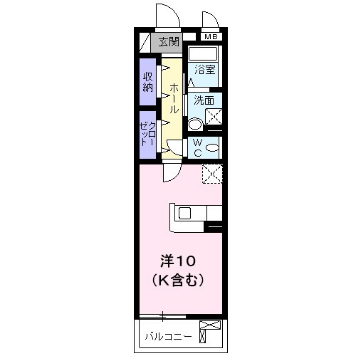 福山駅 徒歩16分 3階の物件間取画像