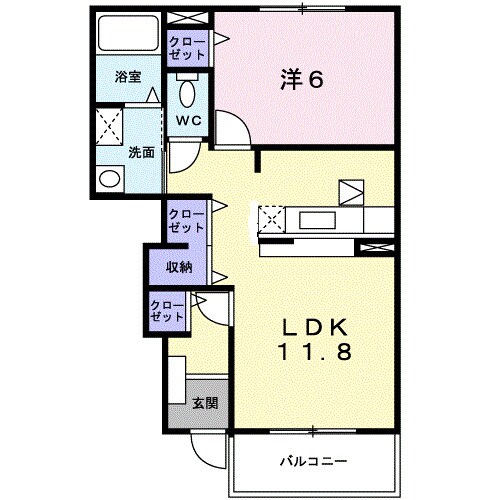 プラシード・ユダの物件間取画像