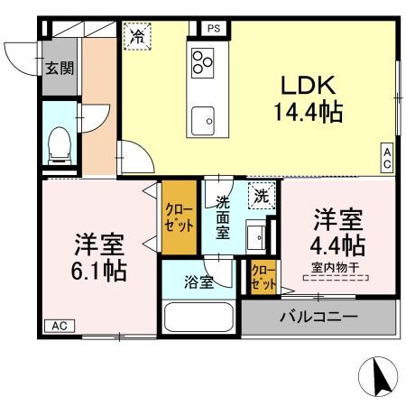 D-residence引野の物件間取画像