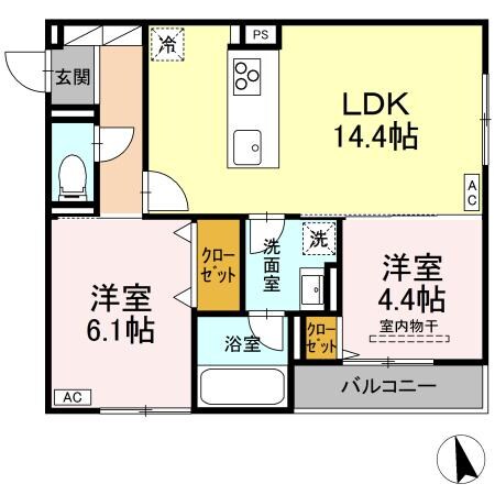 D-residence引野の物件間取画像