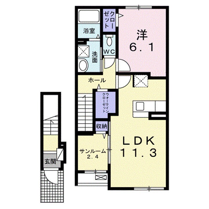 ブライトの物件間取画像