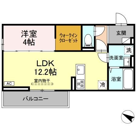 新尾道駅 徒歩23分 3階の物件間取画像