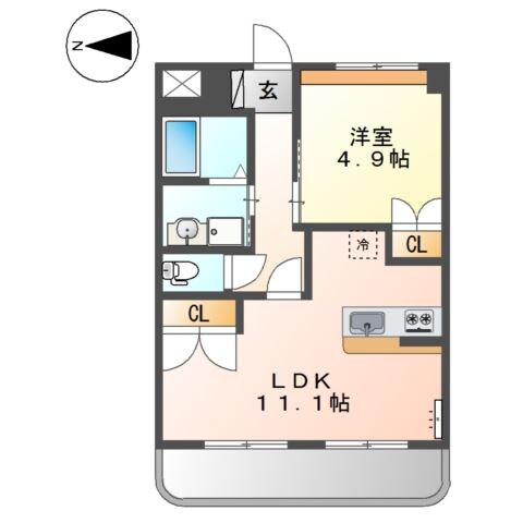 福山駅 徒歩30分 2階の物件間取画像