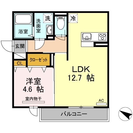 尾道駅 徒歩24分 1階の物件間取画像