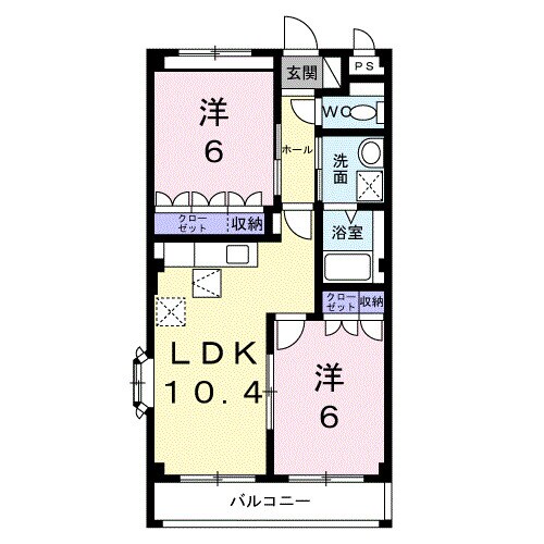 駅家駅 バス21分  小畠病院前下車：停歩4分 1階の物件間取画像