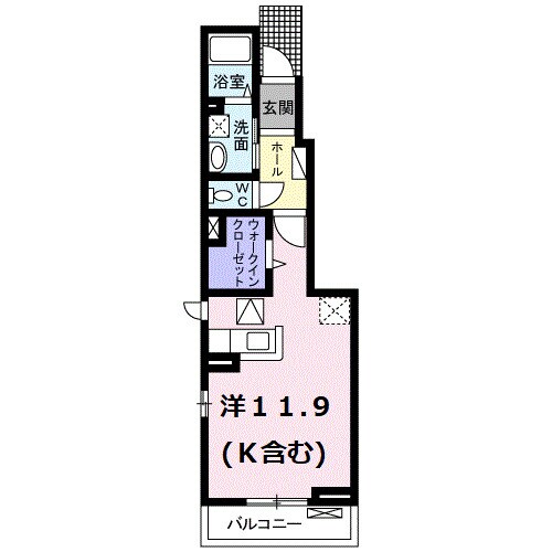 フォレスタ　ＭＫ　Ⅰの物件間取画像