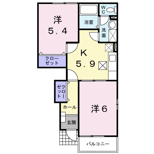 福山駅 バス25分  春日池下下車：停歩5分 1階の物件間取画像