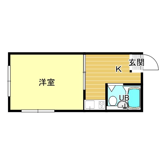 くらもとコーポの物件間取画像