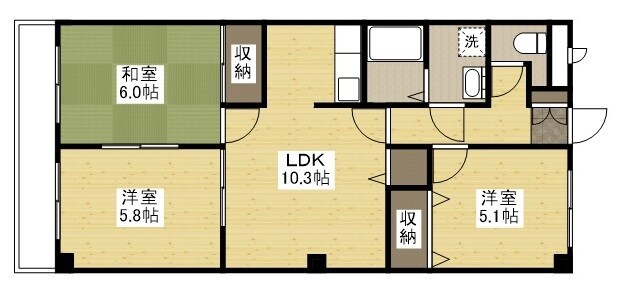 あかりＡの物件間取画像