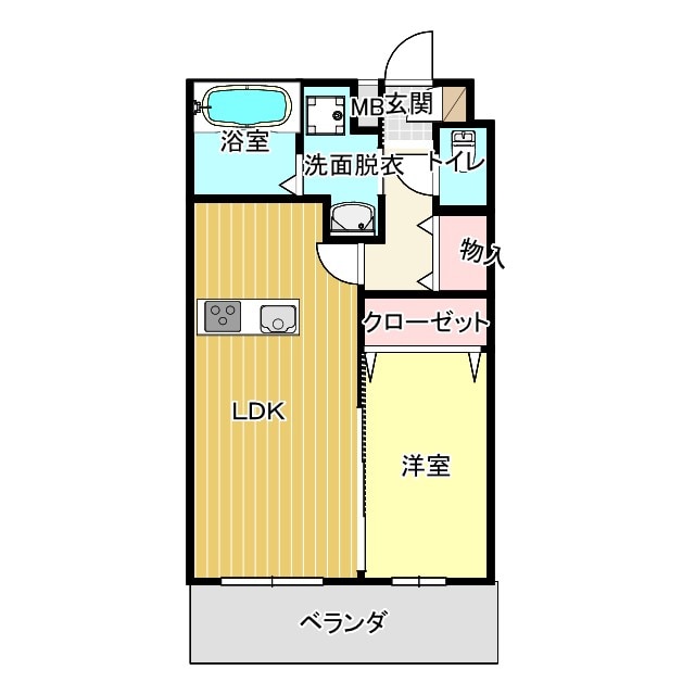 東尾道駅 徒歩20分 3階の物件間取画像