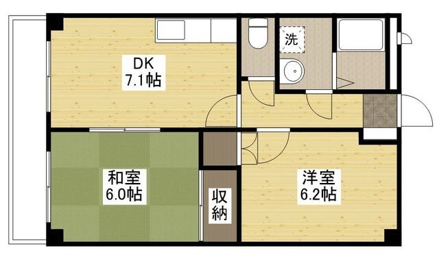 あかり　Bの物件間取画像