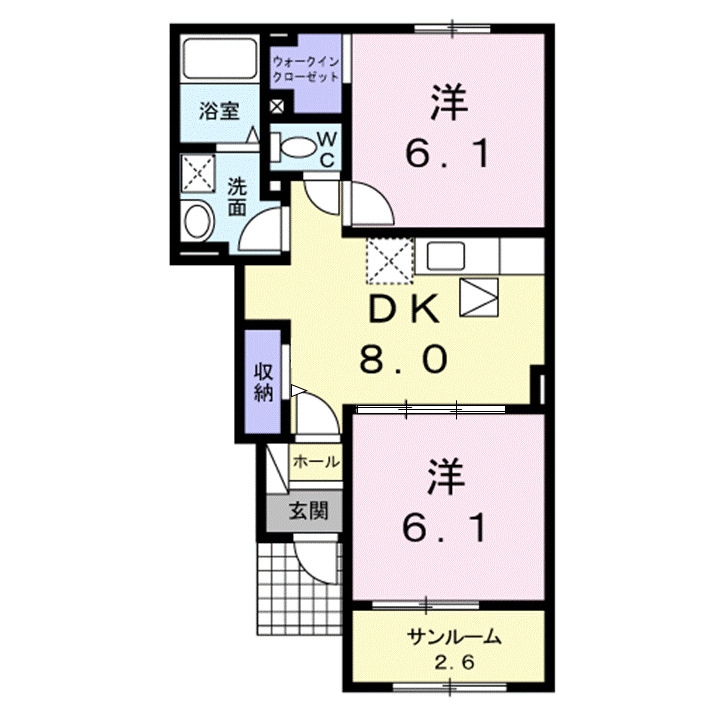 福山駅 バス25分  山守下車：停歩4分 1階の物件間取画像