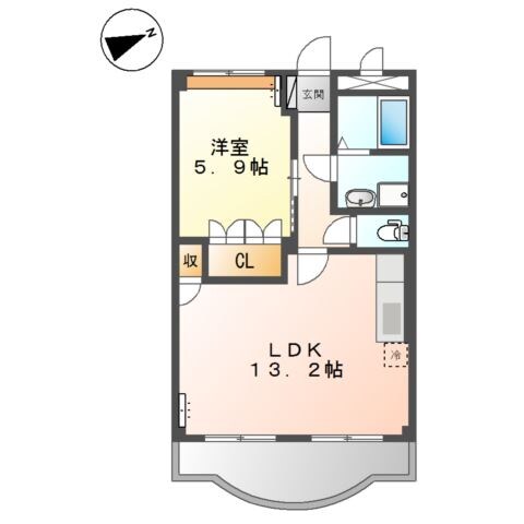 メゾン・グロワールの物件間取画像