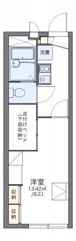 レオパレスエスポワールの物件間取画像