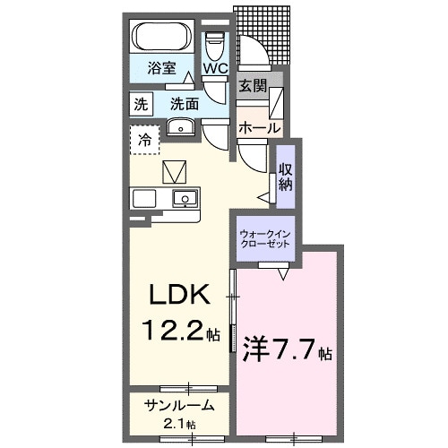 井原駅 バス5分  本新町公民館下車：停歩4分 1階の物件間取画像