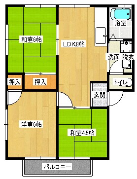 福山駅 徒歩49分 2階の物件間取画像