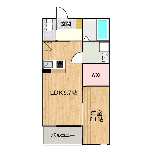 大門町新築アパート（仮）の物件間取画像