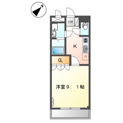 アルカディア明日香の物件間取画像