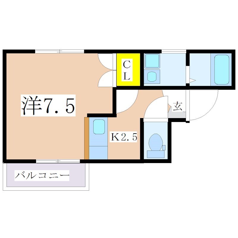 グリフィンドールの物件間取画像