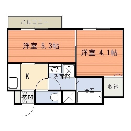 真砂保育園前 徒歩2分 1階の物件間取画像