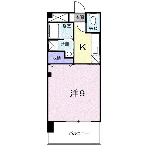 新屋敷駅 徒歩7分 4階の物件間取画像