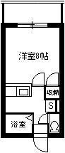 国際大学前 徒歩1分 2階の物件間取画像