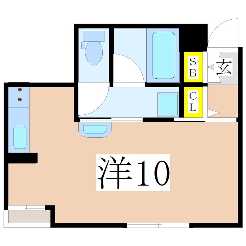 ポートピアHAKUの物件間取画像