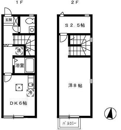 桜島桟橋通駅 徒歩98分 1-2階の物件間取画像