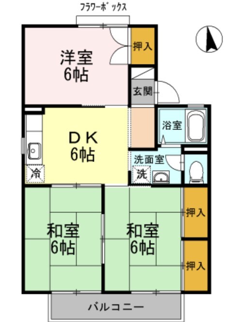 神田（交通局前）駅 徒歩15分 2階の物件間取画像