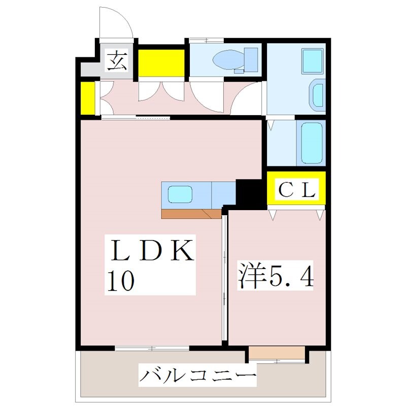 新堀 徒歩7分 3階の物件間取画像