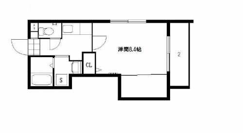 荒田八幡駅 徒歩4分 2階の物件間取画像