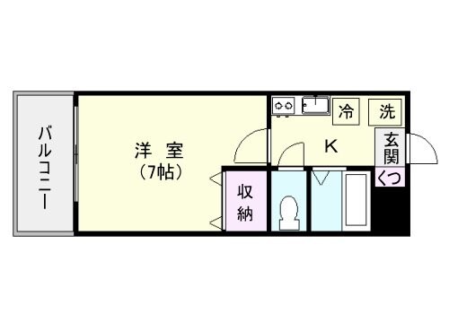 アーバンライフ東邦ビルの物件間取画像