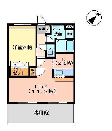 物件間取画像