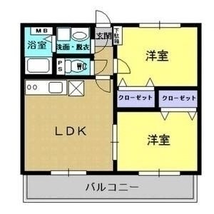 アクシア幸の物件間取画像