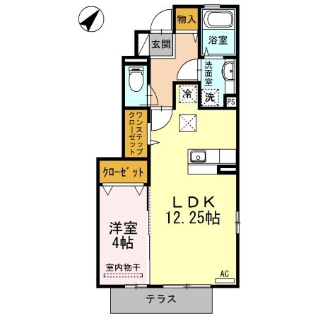 ピュアヒルズの物件間取画像