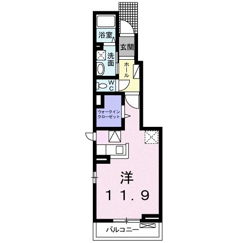 アムールKの物件間取画像