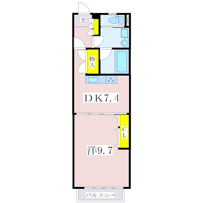 二軒茶屋駅 徒歩10分 5階の物件間取画像