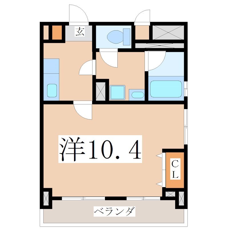 さくらヒルズ鴨池壱番館の物件間取画像
